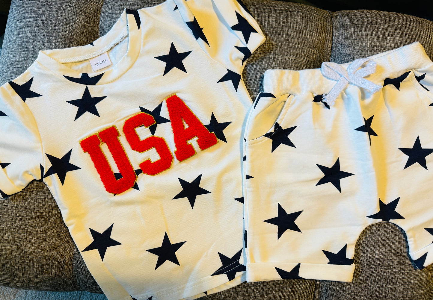 Fourth of July unisex set