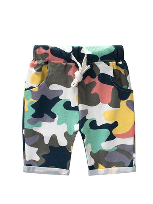 Camouflage Shorts Cotton Bottom for Toddlers "Unisex"